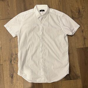 Theory Short Sleeve Button Up, Size S
